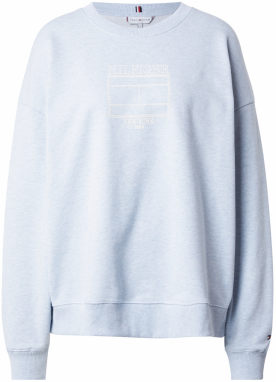 TOMMY HILFIGER Mikina  svetlomodrá / biela