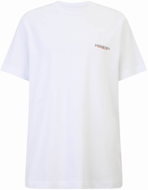 Jack & Jones Plus Tričko 'JORBOSTON'  modrosivá / homárová / čierna / biela