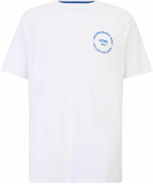 Jack & Jones Plus Tričko  modrá / biela