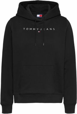 Tommy Jeans Mikina  námornícka modrá / čierna / šedobiela