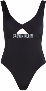 Calvin Klein Swimwear Jednodielne plavky  čierna / šedobiela