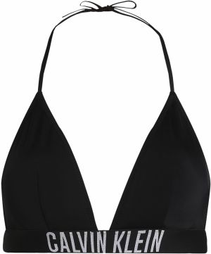 Calvin Klein Swimwear Bikinový top  čierna / biela