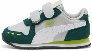 PUMA Tenisky 'Cabana Racer'  svetlosivá / jablková / jedľová / biela