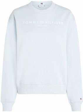 TOMMY HILFIGER Mikina  svetlomodrá / biela