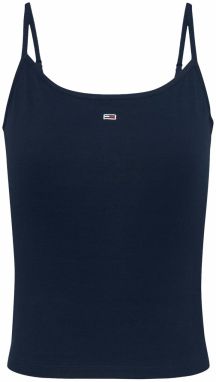 Tommy Jeans Top 'ESSENTIAL'  námornícka modrá / červená / biela