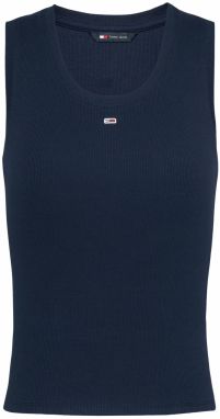 Tommy Jeans Top 'Essential'  tmavomodrá