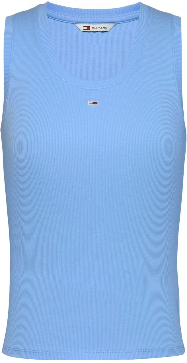 Tommy Jeans Top 'ESSENTIAL'  azúrová