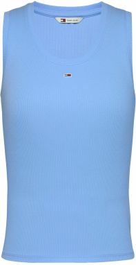 Tommy Jeans Top 'ESSENTIAL'  azúrová