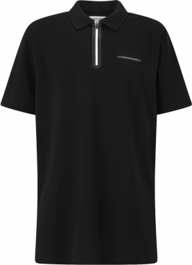 Jack & Jones Plus Tričko 'JCOFusion'  sivá / čierna