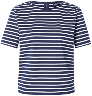 VERO MODA Tričko 'VMABBY'  námornícka modrá / biela