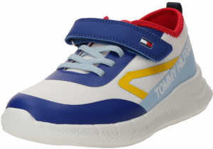 TOMMY HILFIGER Tenisky  modrá / svetlomodrá / žltá / biela