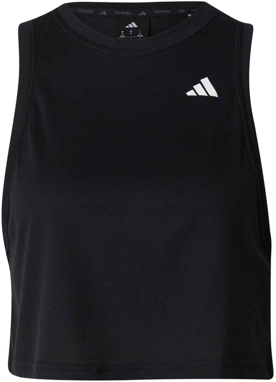 ADIDAS PERFORMANCE Športový top  čierna / biela