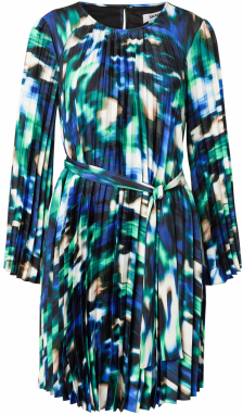 DKNY Šaty  modrá / zelená / čierna / biela