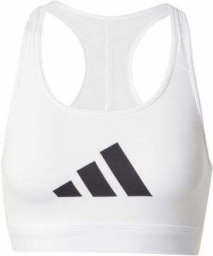 ADIDAS PERFORMANCE Športová podprsenka 'POWER REACT'  čierna / biela