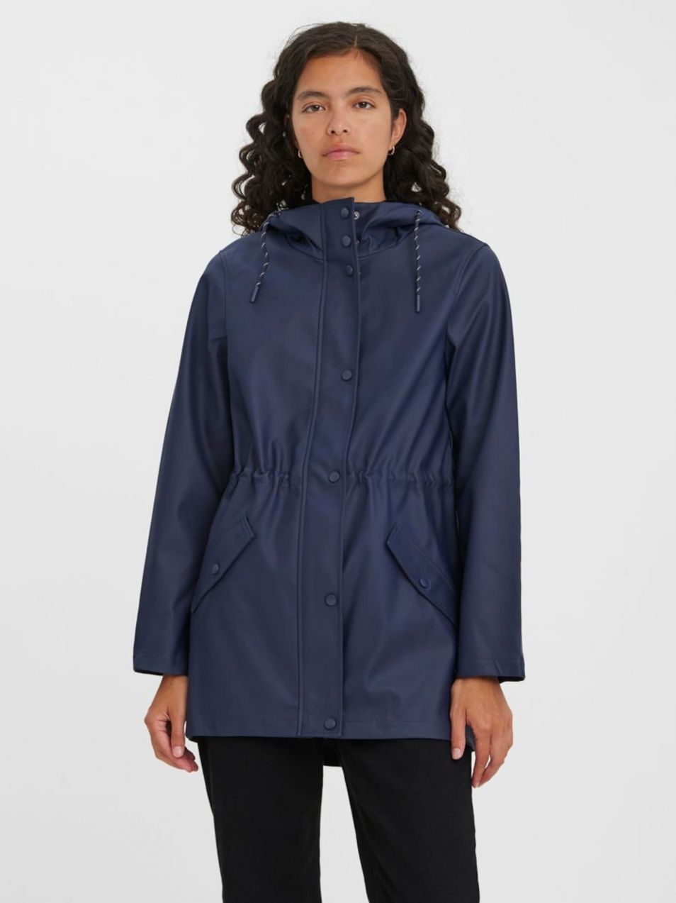 VERO MODA Prechodná bunda  námornícka modrá