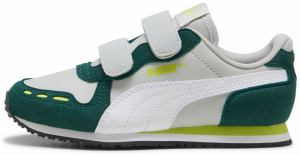 PUMA Tenisky 'Cabana Racer'  svetlosivá / jablková / jedľová / biela