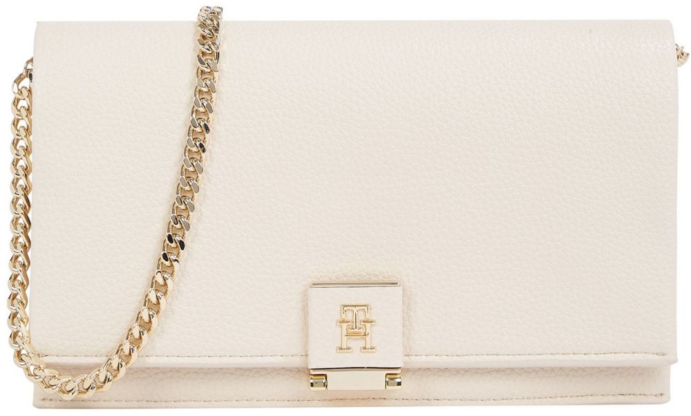 TOMMY HILFIGER Listová kabelka  béžová / zlatá