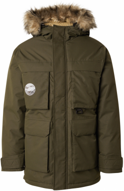 JACK & JONES Prechodná parka 'JJSTAR'  tmavozelená