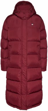 Tommy Jeans Zimný kabát 'Alaska'  tmavočervená