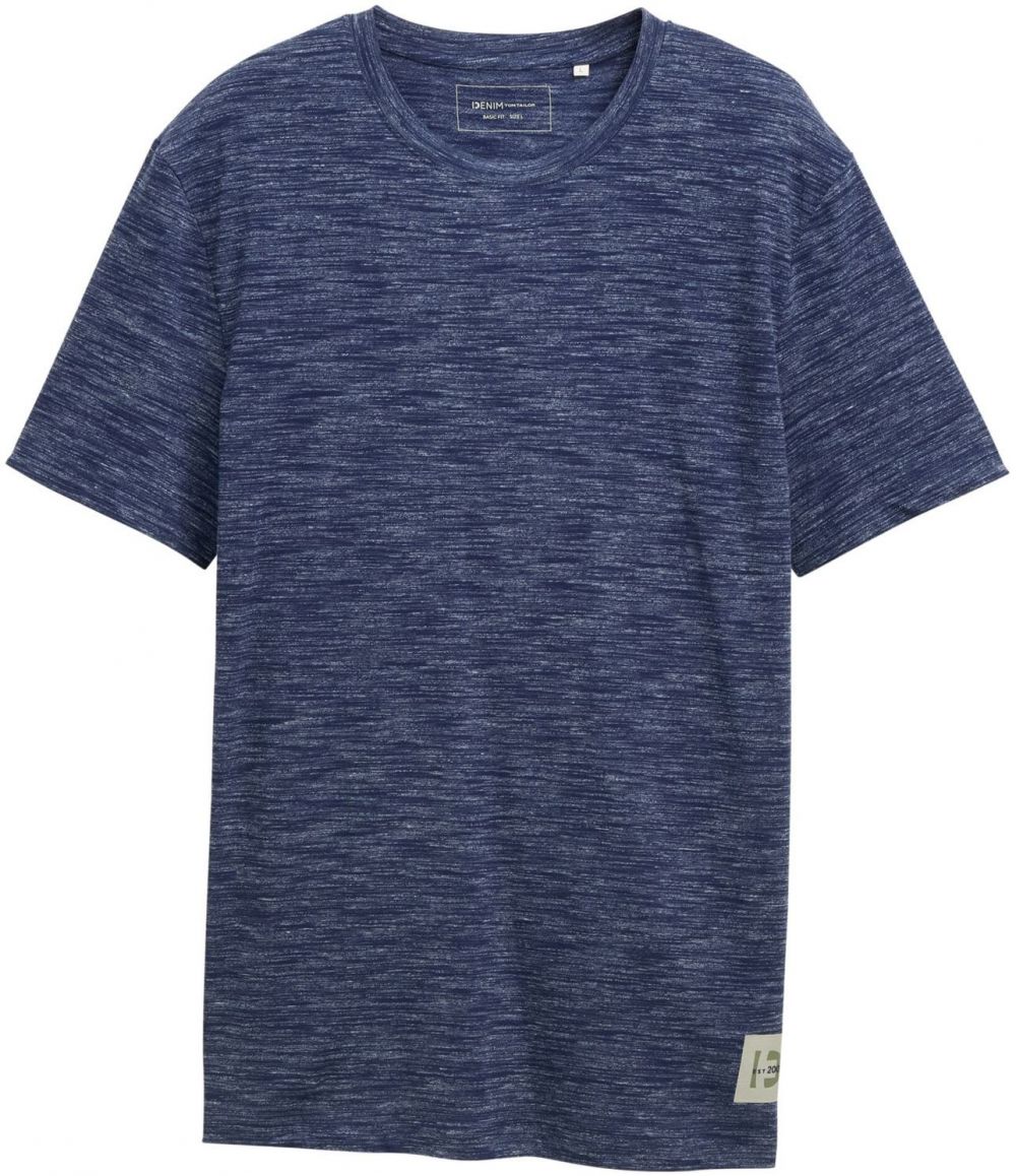 TOM TAILOR DENIM Tričko  námornícka modrá