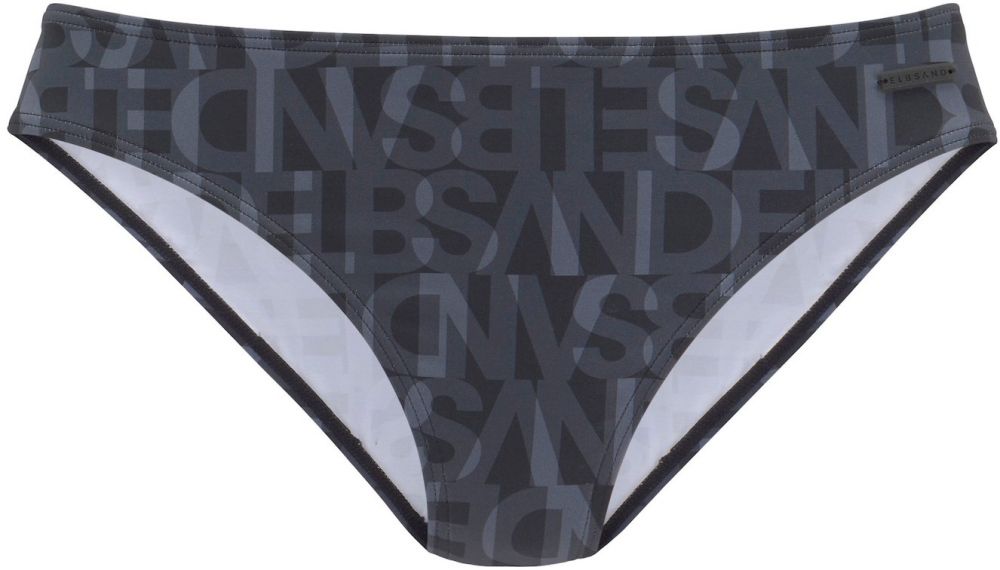 Elbsand Bikinové nohavičky  sivá / čierna