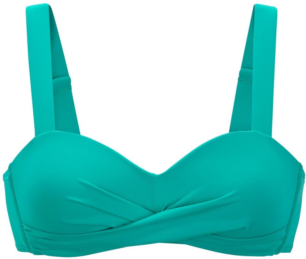 LASCANA Bikinový top  smaragdová