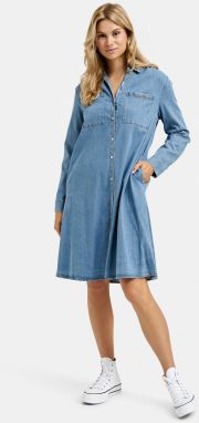 Smith&Soul Košeľové šaty  modrá denim