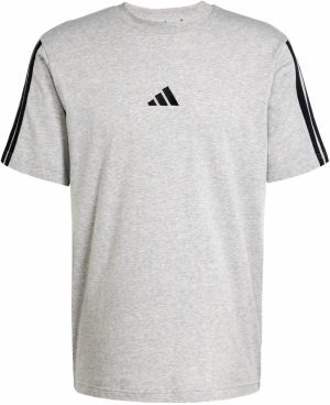 ADIDAS SPORTSWEAR Funkčné tričko 'Essentials'  sivá melírovaná / čierna