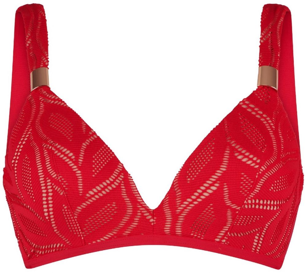 LingaDore Bikinový top  červená