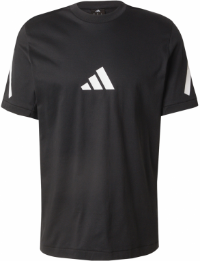 ADIDAS SPORTSWEAR Funkčné tričko 'Z.N.E.'  čierna / šedobiela
