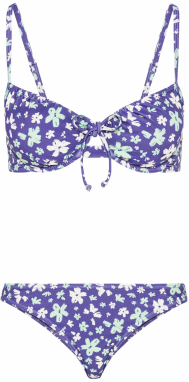 LSCN by LASCANA Bikiny 'Cecily'  indigo / mätová / biela