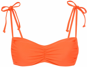 LSCN by LASCANA Bikinový top 'Gina'  oranžovo červená