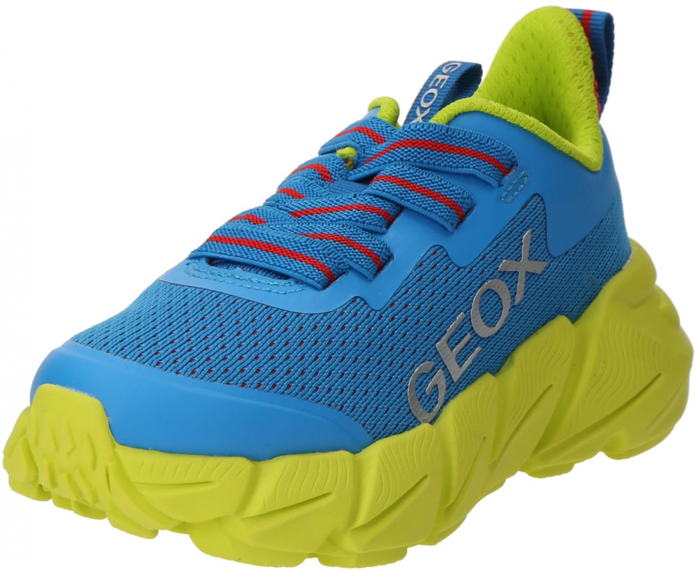 GEOX Tenisky 'Flexyper Fast'  modrá / sivá / tmavočervená