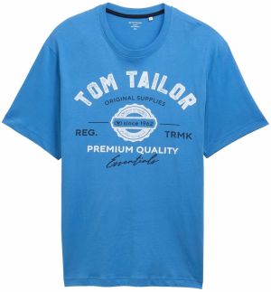 TOM TAILOR Men + Tričko  modrá / čierna / biela
