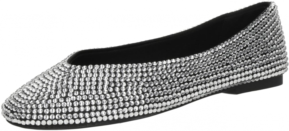 STEVE MADDEN Baleríny 'Darts-R'  čierna / strieborná