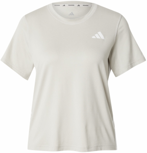 ADIDAS PERFORMANCE Funkčné tričko  svetlosivá / biela