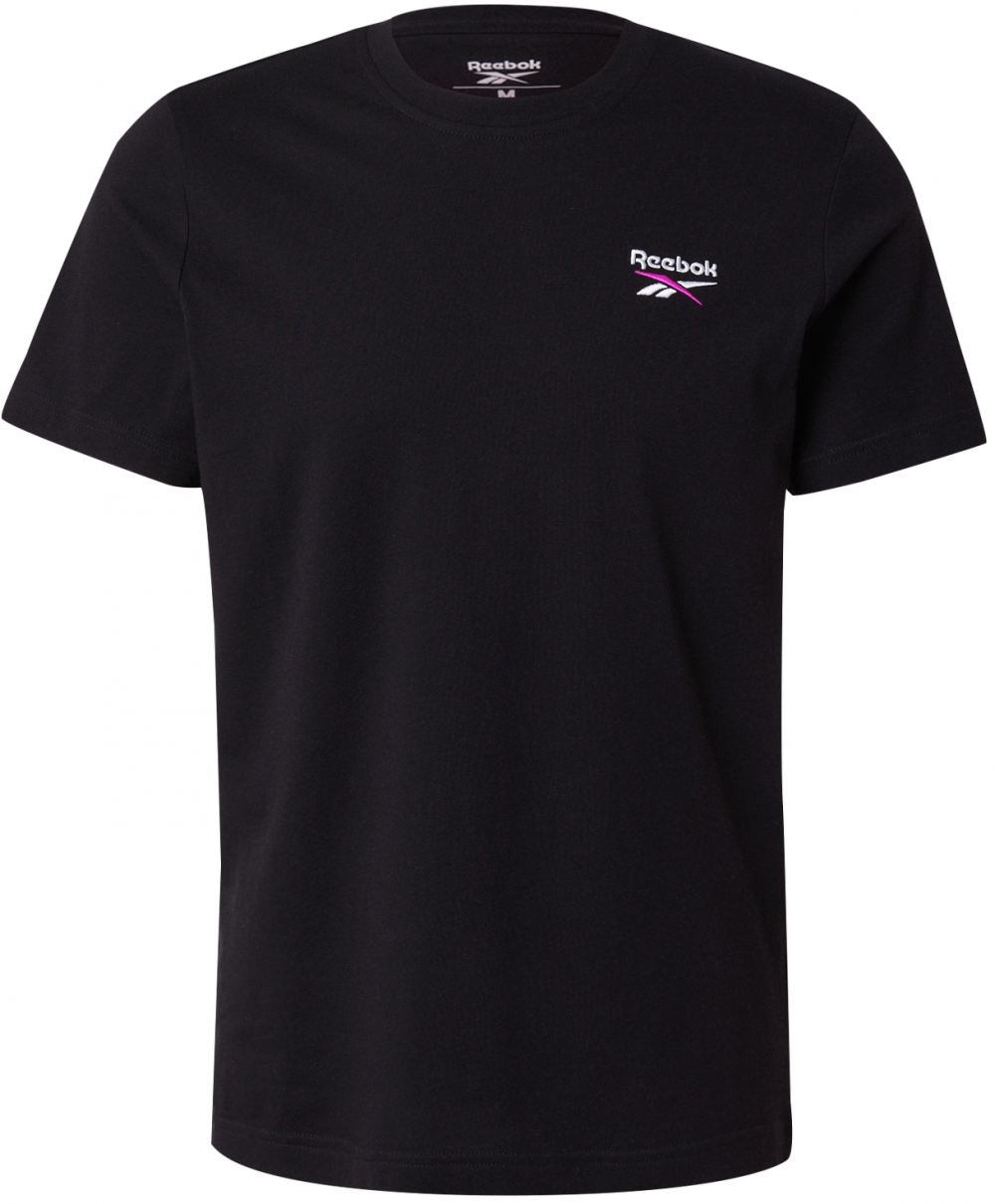 Reebok Funkčné tričko  červená / čierna / biela