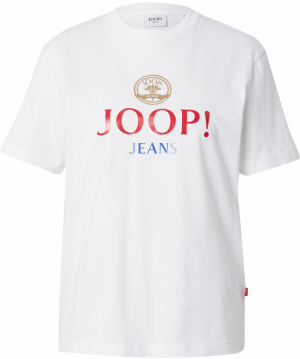 JOOP! Jeans Tričko 'Temari'  modrá / hnedá / červená / biela