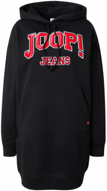 JOOP! Jeans Šaty 'Tenny'  červená / čierna / biela