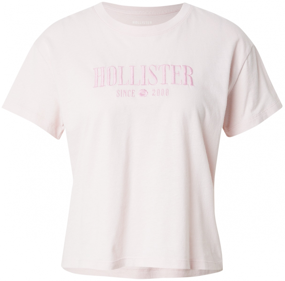 HOLLISTER Tričko  pastelovo fialová