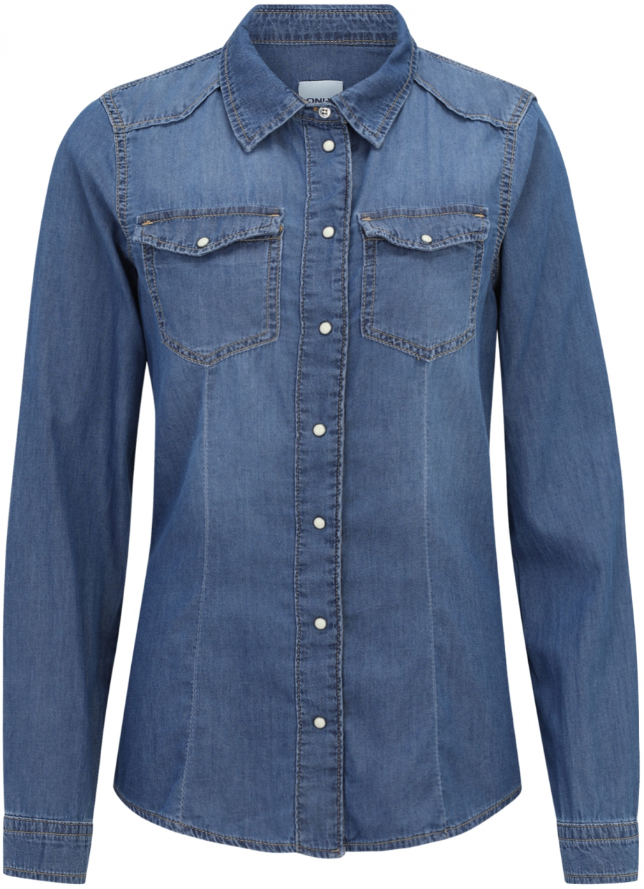 Only Tall Blúzka 'ONLALEXA'  modrá denim