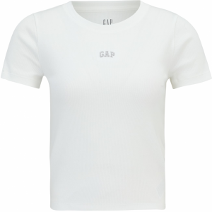 Gap Petite Tričko  strieborná / biela