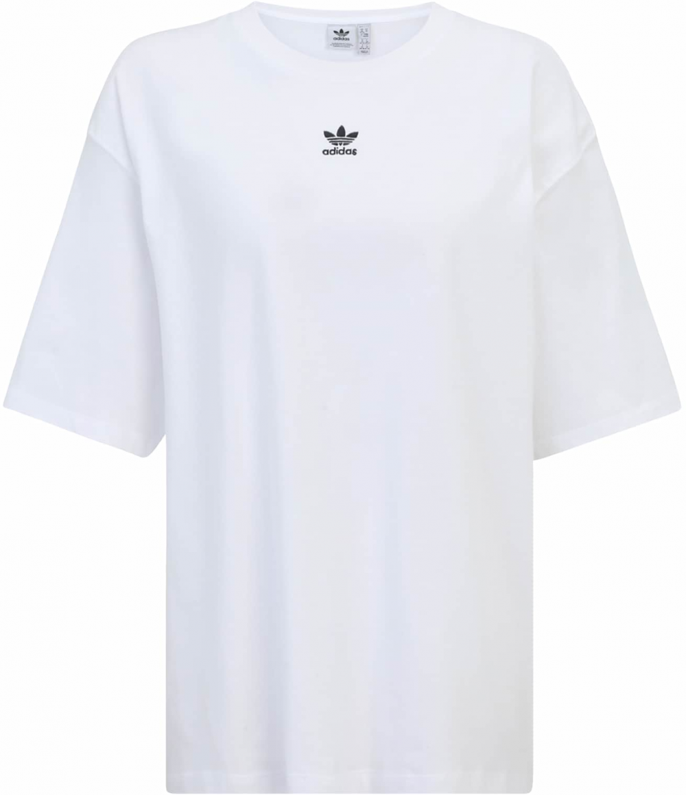 ADIDAS ORIGINALS Tričko 'Essentials'  čierna / biela