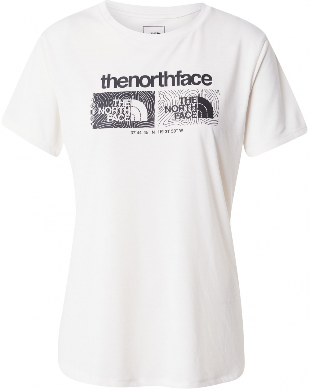 THE NORTH FACE Funkčné tričko 'FOUNDATION'  čierna / biela