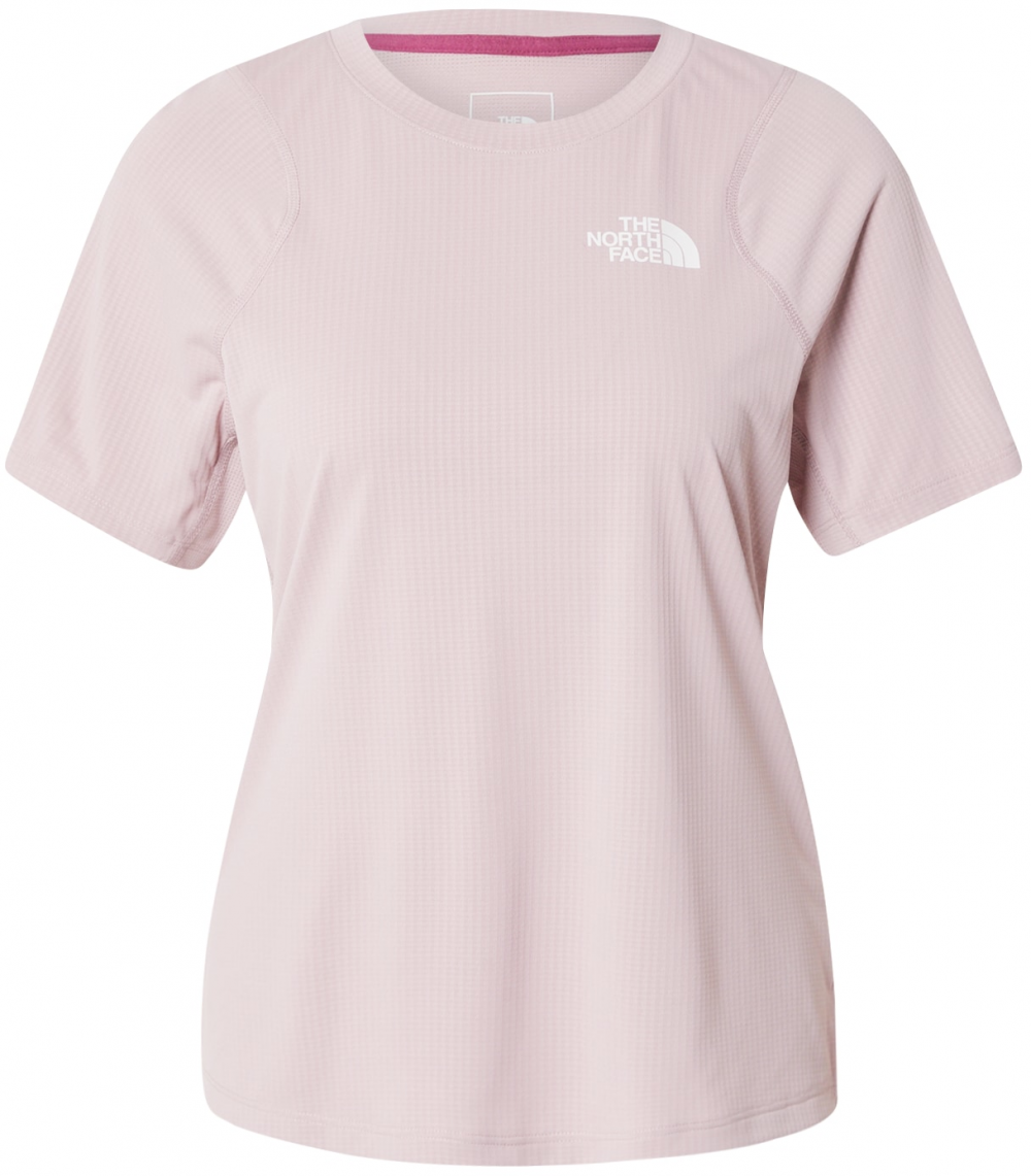 THE NORTH FACE Funkčné tričko 'LIGHTBRIGHT'  ružová / biela