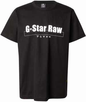 G-STAR Tričko  čierna / biela