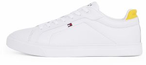 TOMMY HILFIGER Nízke tenisky 'Icon Court'  tmavožltá / biela