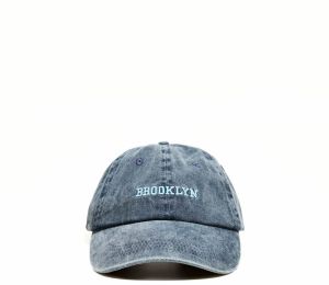 Bershka Čiapka 'BROOKLYN'  vodová / modrá denim