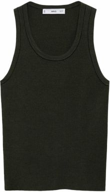 MANGO Top 'SHADOWIN'  kaki