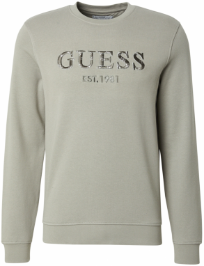 GUESS Mikina 'Beau'  zelená / tmavozelená